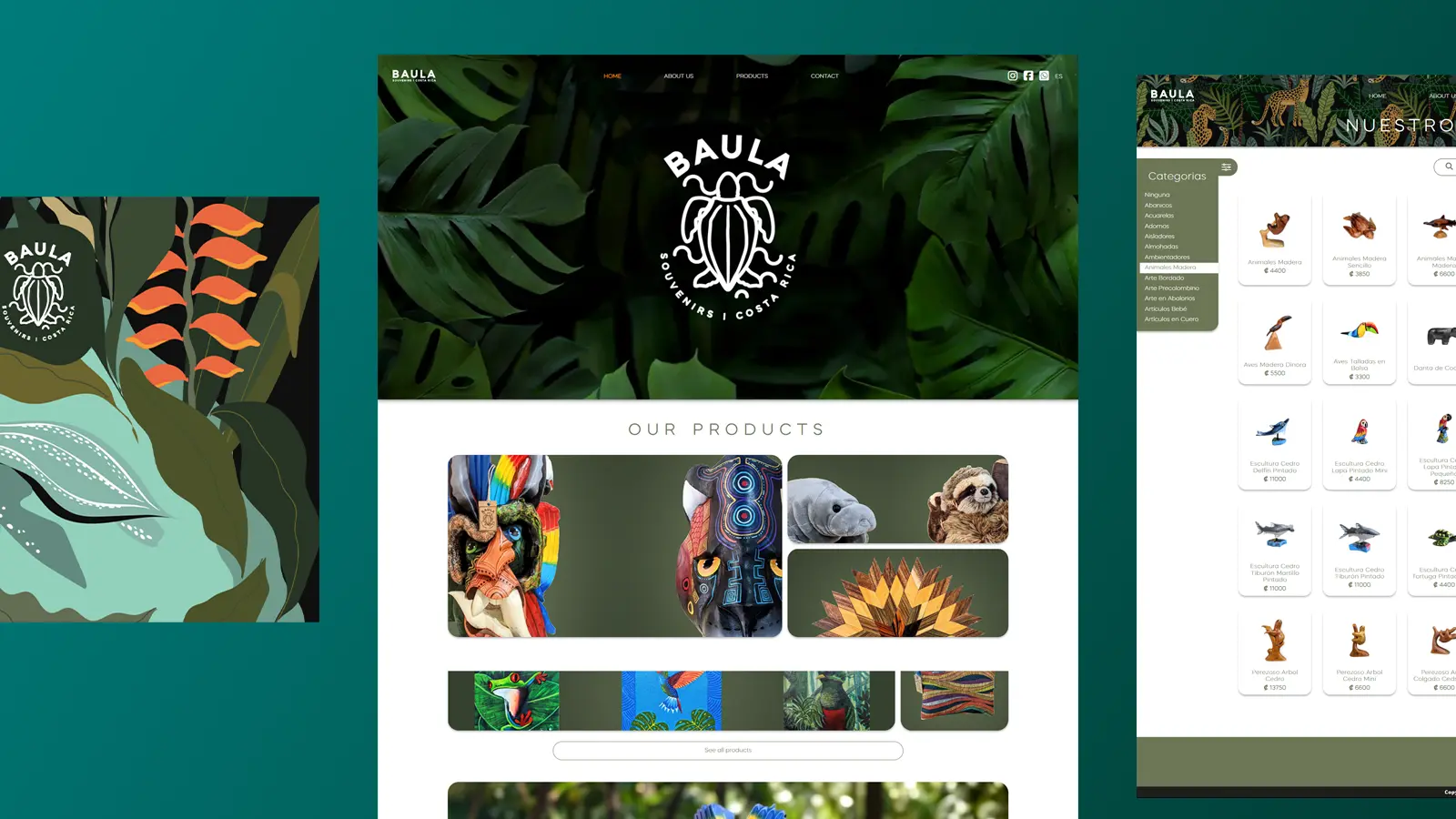Thumbnail of Baula Shop project.